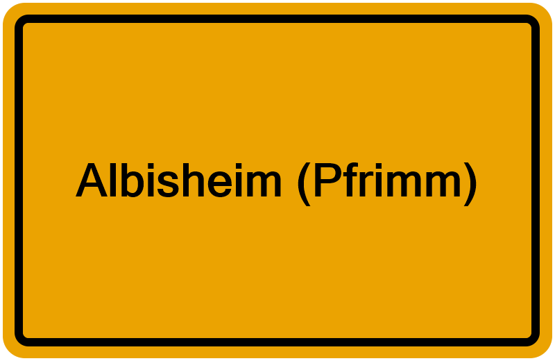 Handelsregisterauszug Albisheim (Pfrimm)